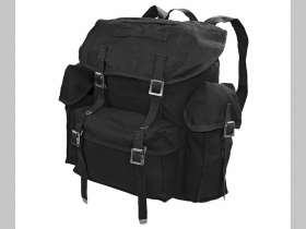 Veľký plátený ruksak typ BW Canvas Coyote s nastaviteľnými ramennými popruhmi  farba:čierna